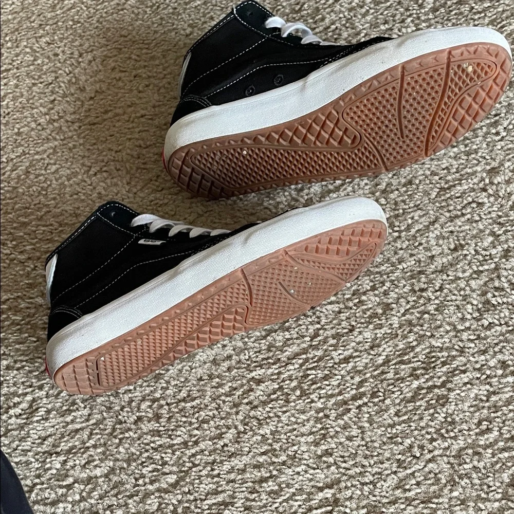 Vans Black and White High-Top Sneakers - Picture 6 of 8